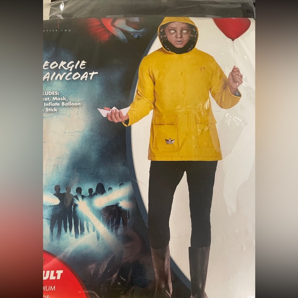 IT's Georgie Yellow
Rain Jacket Costume
XL